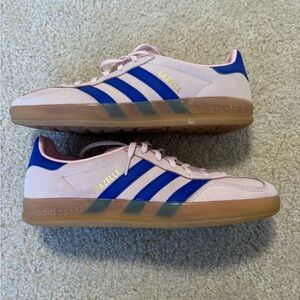 Adidas Gazelle Pink and Blue Sneakers